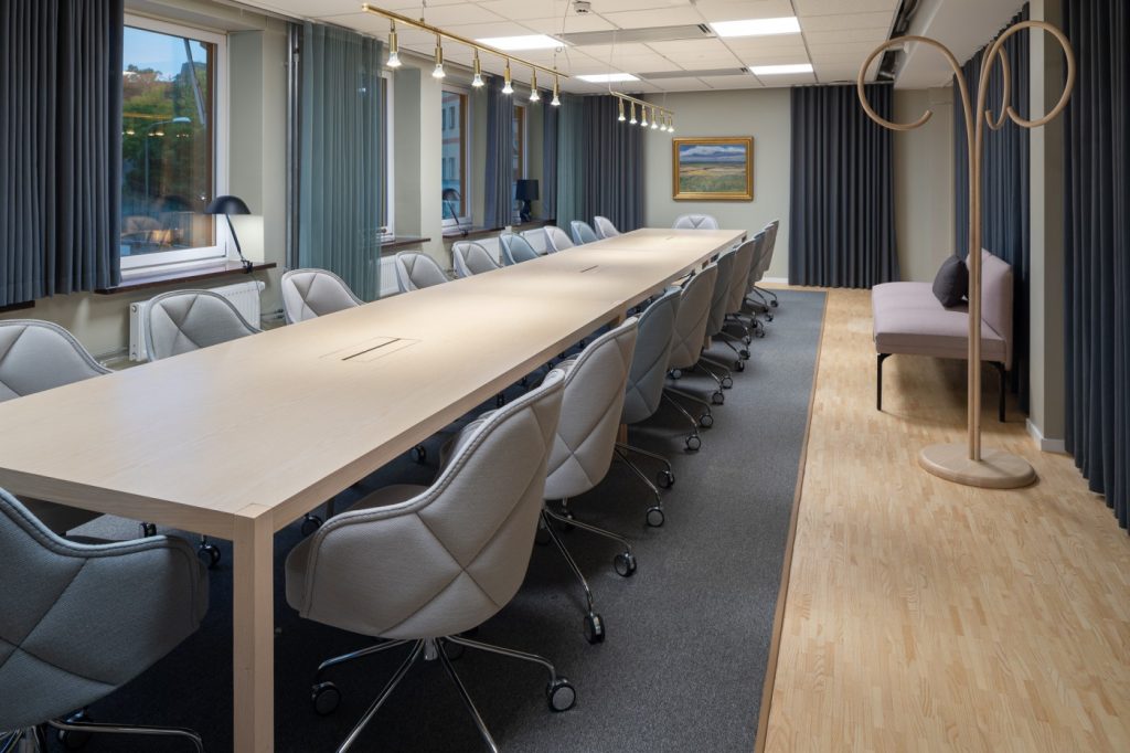 Bild från ett av konferensrummen.