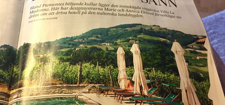 Drömmen om Italien blev sann….